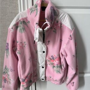 LoveShackFancy Pink Fleece Jacket